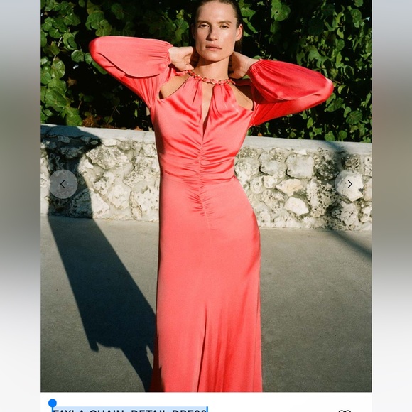 NWT Veronica Beard FAYLA CHAIN-DETAIL DRESS in size 4 - Picture 5 of 9